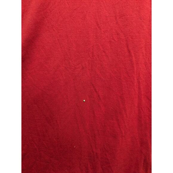 Kate Park Women's Red Rhinestone Heart Short Sleeve Cotton T-Shirt Plus Size 1X - Picture 5 of 7